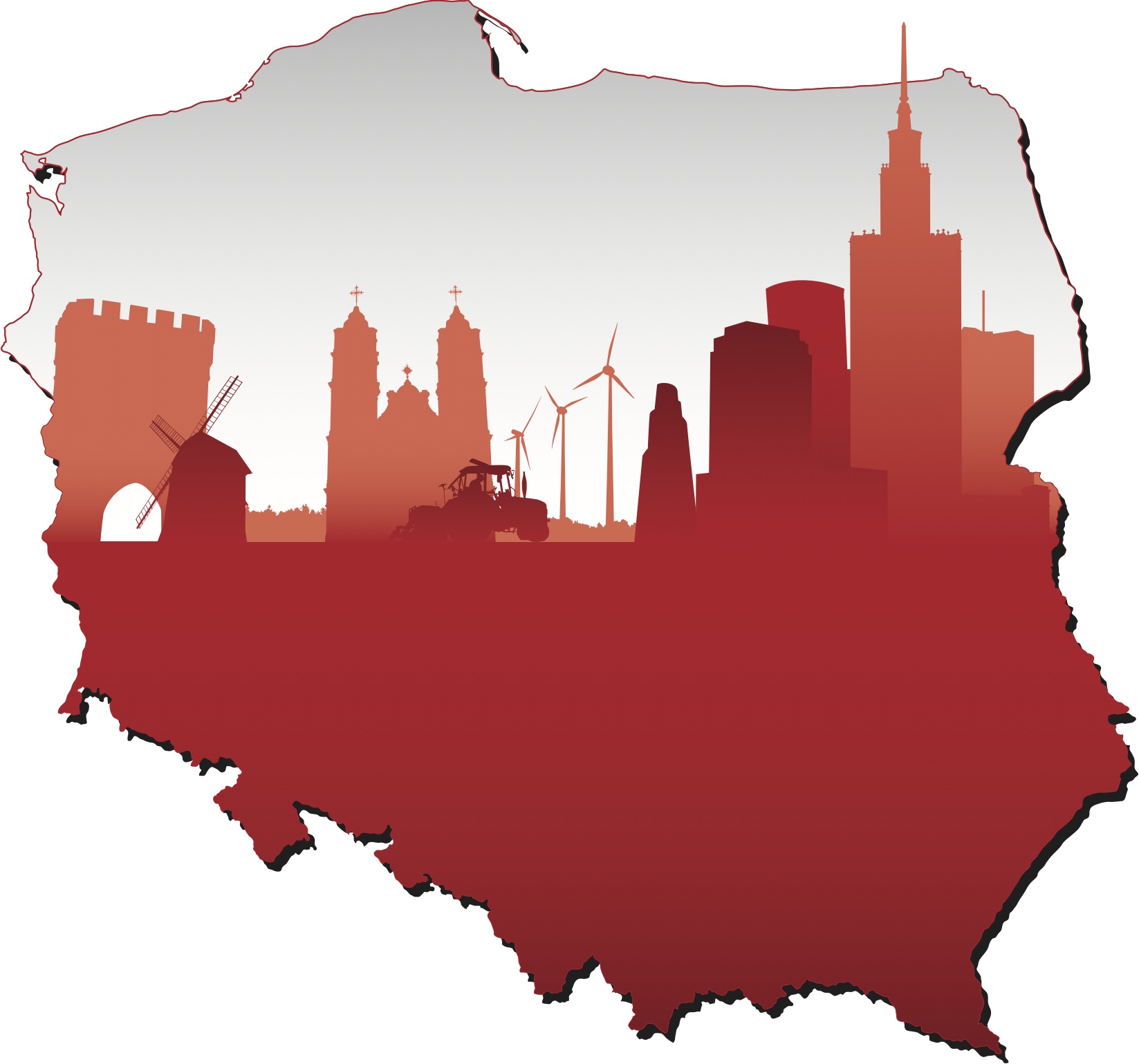 clipart map of poland - photo #11