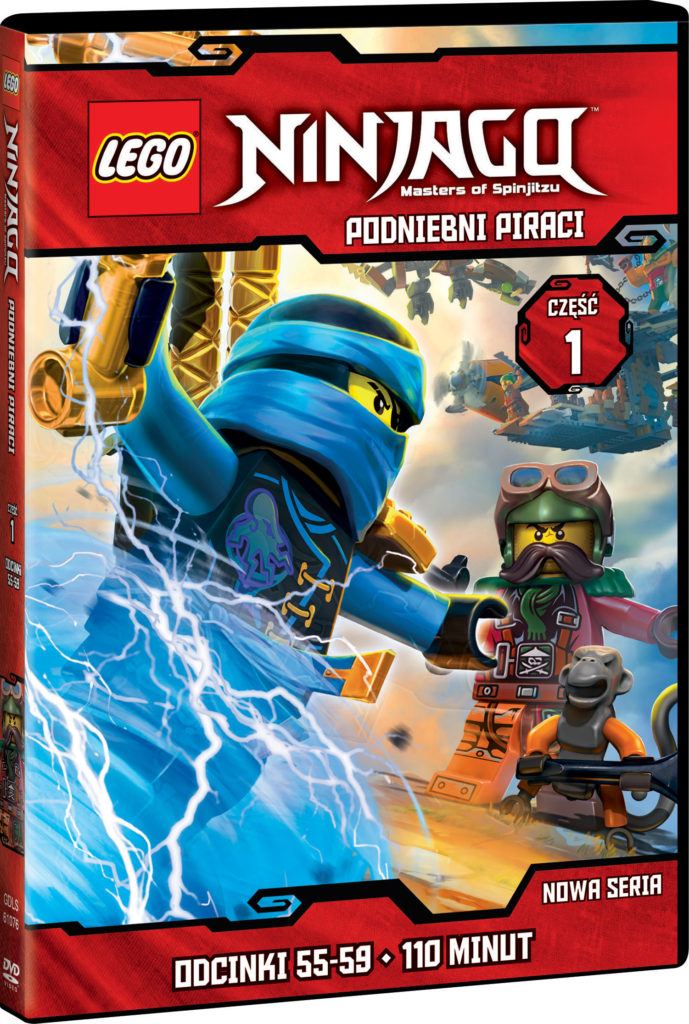 LEGO NINJAGO PODNIEBNI PIRACI CZESC 1(13) DVD 3D