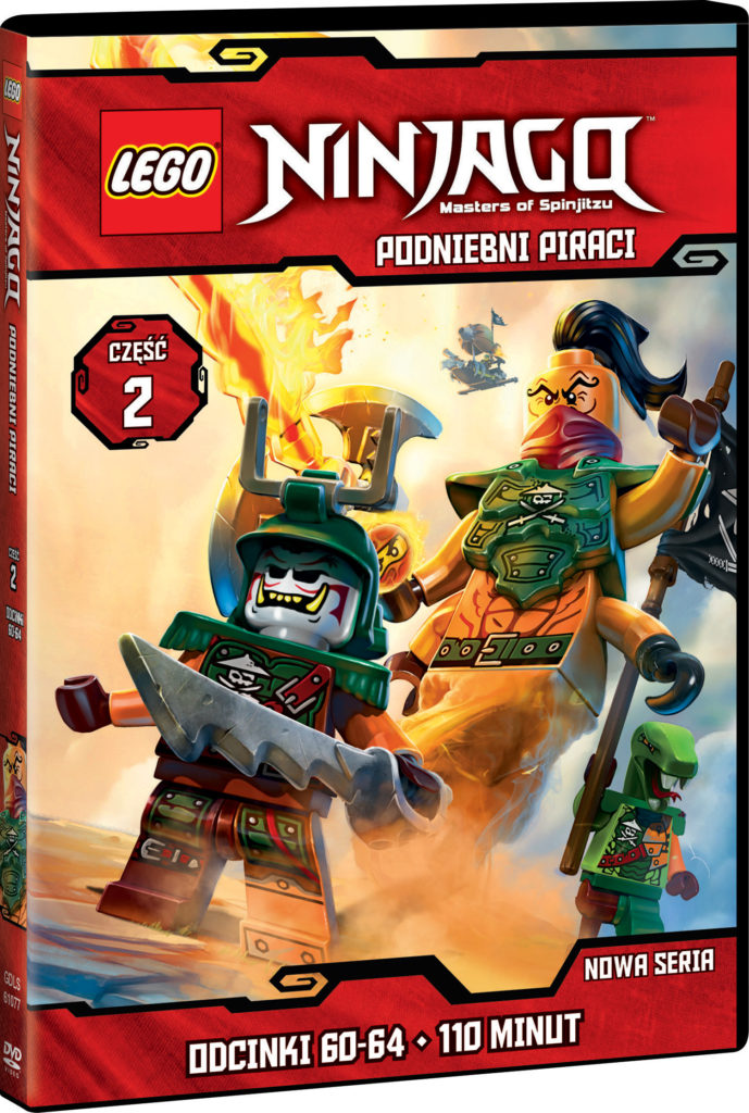LEGO NINJAGO PODNIEBNI PIRACI CZESC 2(14) DVD 3D