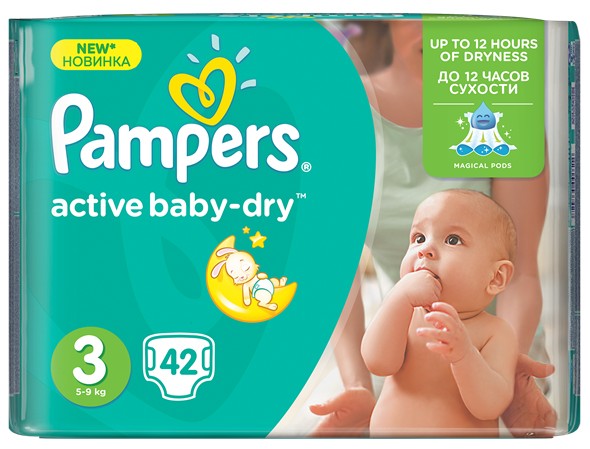 Pampers Active BabyDry_rozmiar3